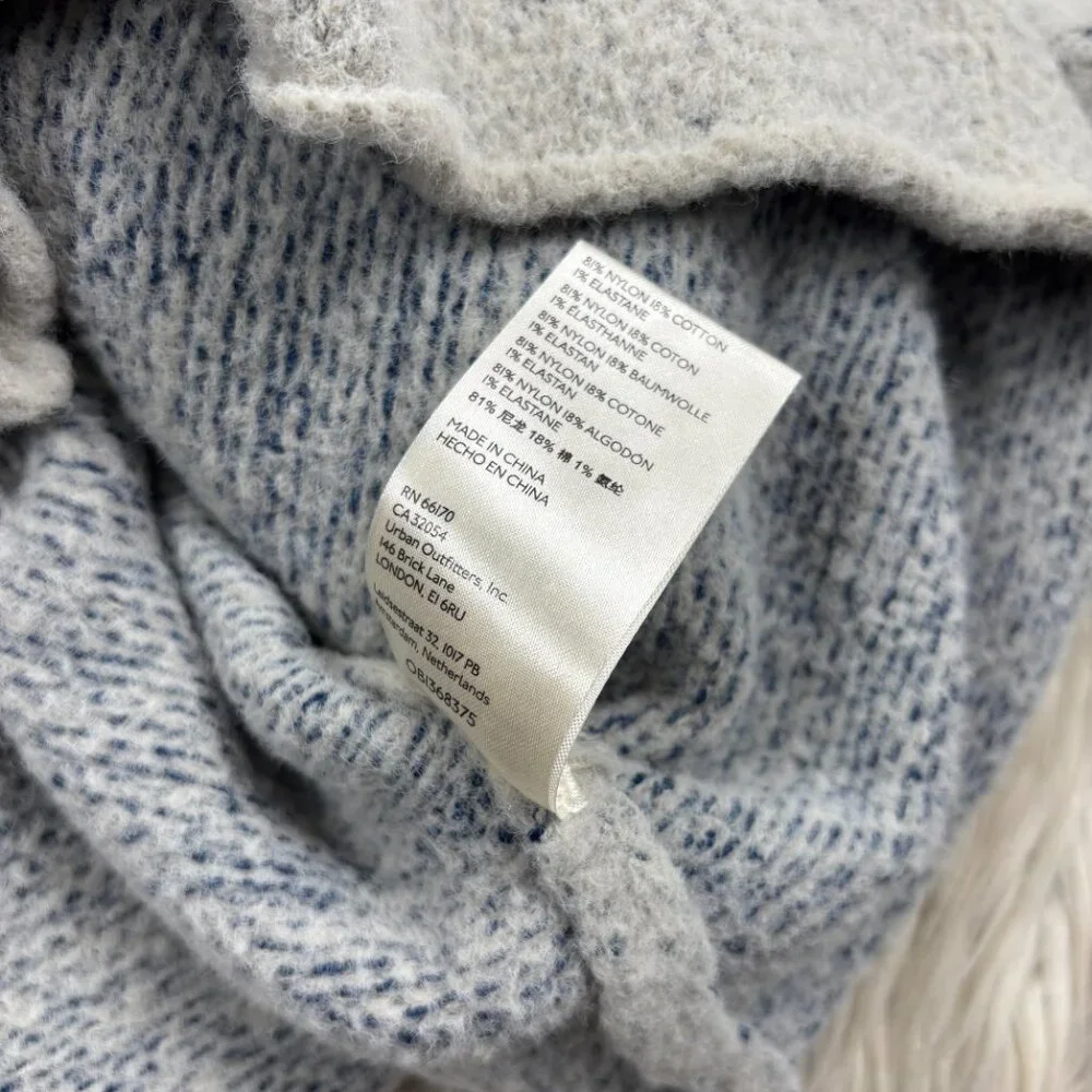 Free People San Vincente Pullover in Silver‎ Sapphire